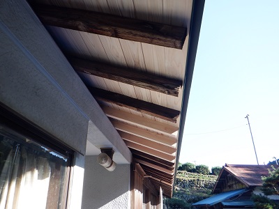 古民家 軒天改修 補強